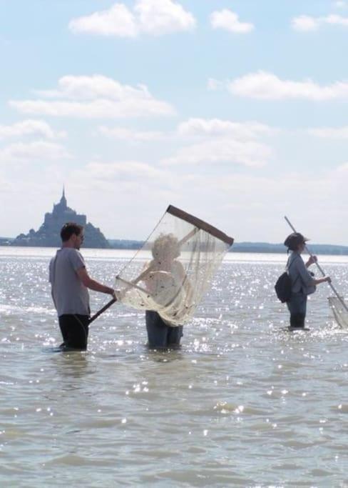 Entre Mont St Michel Et Merveille Vains Buitenkant foto